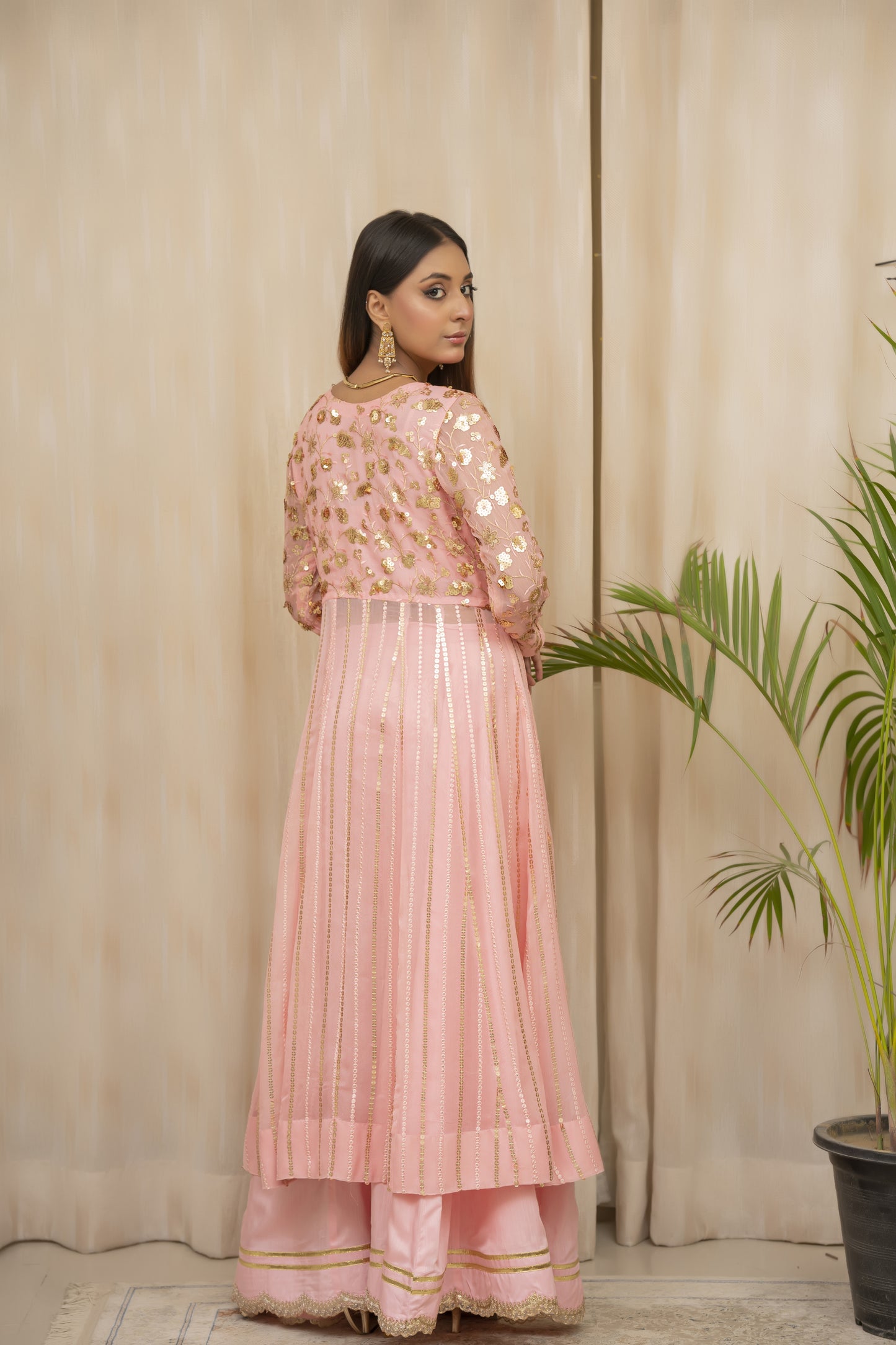 ASMIRA - Pink Lehenga Dress - 3 PCS